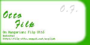 otto filp business card